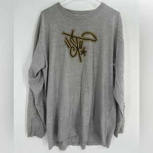 Vintage Y2K Silvertab Tee Graphic Graffiti Skater Sz XL READ***